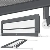 Kesser Bettschutzgitter 150 cm 42 cm Dunkelgrau