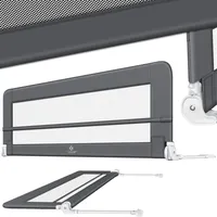 Kesser Bettschutzgitter 150 cm 42 cm Dunkelgrau