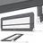 Kesser Bettschutzgitter 150 cm 42 cm Dunkelgrau