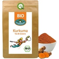 Bio Kurkuma Tee 500g - Gewürz & Tee & Goldene Milch - Curcuminreich - kräftig orange & aromastark - kontrolliert & geprüft - PEPPERMINTMAN