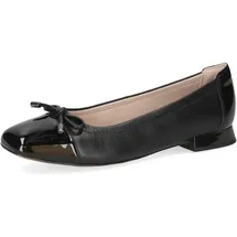 CAPRICE Ballerinas in Schwarz/Schwarz | Gr.: 40