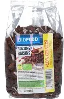 Biofood Raisins secs Bio Aliment 500 g