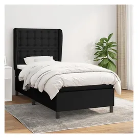 vidaXL Boxspringbett 100 x 200 cm Schwarz