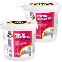 HALBAU Fertigspachtel Füll Finish 40 kg Weiß