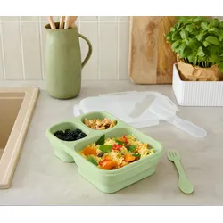 Tchibo - Faltbare Lunchbox - hellgrün