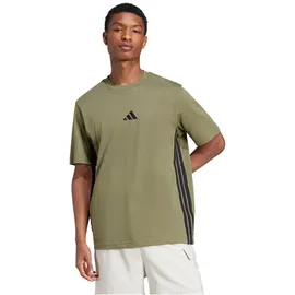 adidas Essentials 3-Streifen Single Jersey Tee - L