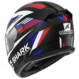 Shark D-Skwal 3 Firstlap Integralhelm - Matt Schwarz/Blau/Rot / XS
