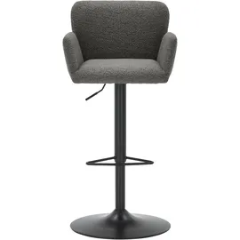 Set One by Musterring Barhocker Salinas Stoff Grau Anthrazit