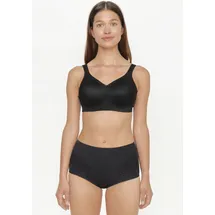 SUSA London Damen, Gr. 90, Cup C, schwarz, Obermaterial: 76% Polyamid, 24% Elasthan, BHs Minimizer-BH vorgeformte Cups, Spitze, blickdicht, elastisch