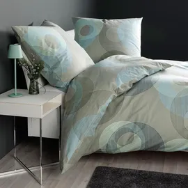 JANINE Davos Kreise Grün 155 x 220 cm + 80 x 80 cm