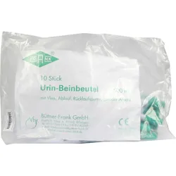 Urin Beinbeutel 500 ml Rückl.Sp.m.Abl.m.Vlies ger. 10 St