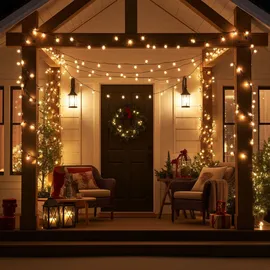 ideoon lights LED-Lichterkette 320 LEDs 24 m Warmweiß