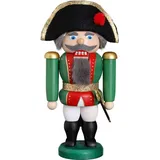 Seiffener Volkskunst Nussknacker General 20 cm Holz grün