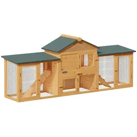 Cadoca® Hasenstall 204 x 45 x 84 cm