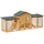 Cadoca® Hasenstall 204 x 45 x 84 cm