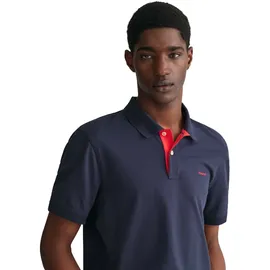 GANT Contrast Pique blau 4XL