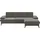 sit&more Ecksofa Morris L-Form Polyester 3-Sitzer Grau