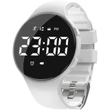 Kinderuhr mit Schrittzähler Kinder Digital Armbanduhr Fitnessuhr ohne App und Handy Digitaluhr Kinder Junge Mädchen Fitnessarmband Fitness Tracker Kinder Uhr Wecker Wasserdicht Kalorien