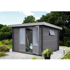 Wolff Finnhaus WPC Trend C 3,4 x 2,79 x 2,22 m grau