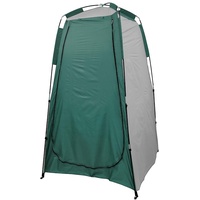 Camping Duschzelt Pop Up 120x120x190cm Duschzelt Umkleidezelt Polyester Outdoor Mobile Umkleidezelt Toilettenzelt Campingtoilette Faltbar Tragbar Kann als Außentoilette Duschzelt (Grün und Grau)