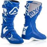 Acerbis X-Team, Motorradstiefel, Blau/Weiß, Größe 43