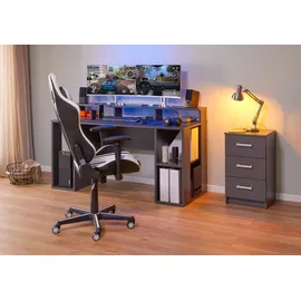 Interlink Inter Link Gaming-Tisch Match Point Anthrazit - Grau