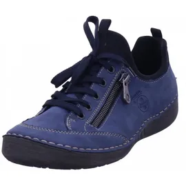 Rieker Schnürschuh Damen Blau 38