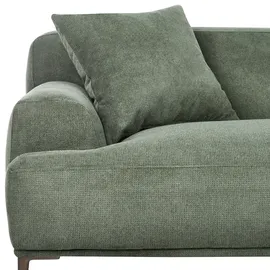 Beliani Couch Stoff 3-Sitzer Grün/Braun