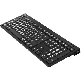 LogicKeyboard LKB-LPWB-BJPU-DE schwarz/weiß