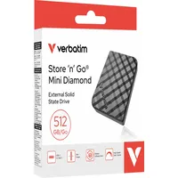 Verbatim Mini Diamond 512 GB USB 3.2 Schwarz 32024