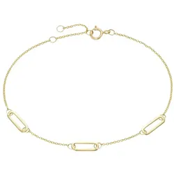 Luigi Merano Armband Ankerkette mit ovalen Gliedern, Gold 375 Armbänder & Armreife   Gold Damen 