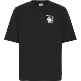 !Solid Rundhalsshirt SDOdaniel Modisches T-Shirt mit Backprint schwarz XL