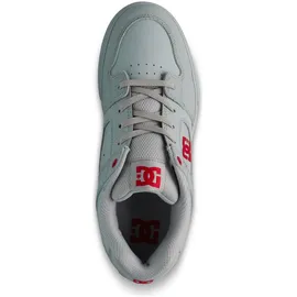 DC Shoes "Pure Elastic", Kinder, Gr. 11,5(28,5), grau (grau, dunkelrot), 55.4% Leder, 44.6% Synthetikmaterial, Schuhe Sneaker