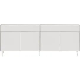 LeGer Home by Lena Gercke Sideboard »Essentials«, (2 St.), Breite: 224cm, MDF lackiert, Push-to-open-Funktion