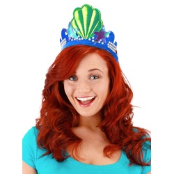 Elope Kostüm Meerjungfrau Kopfschmuck, Farbenprächtiger Meerjungfrau Kopfschmuck mit Stirnband blau