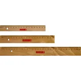 Brunnen Lineal Holz 17 cm