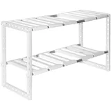Eyepower Unterschrankregal Küchenregal 39-67 cm Teleskopregal Unterschrank Regal Küche