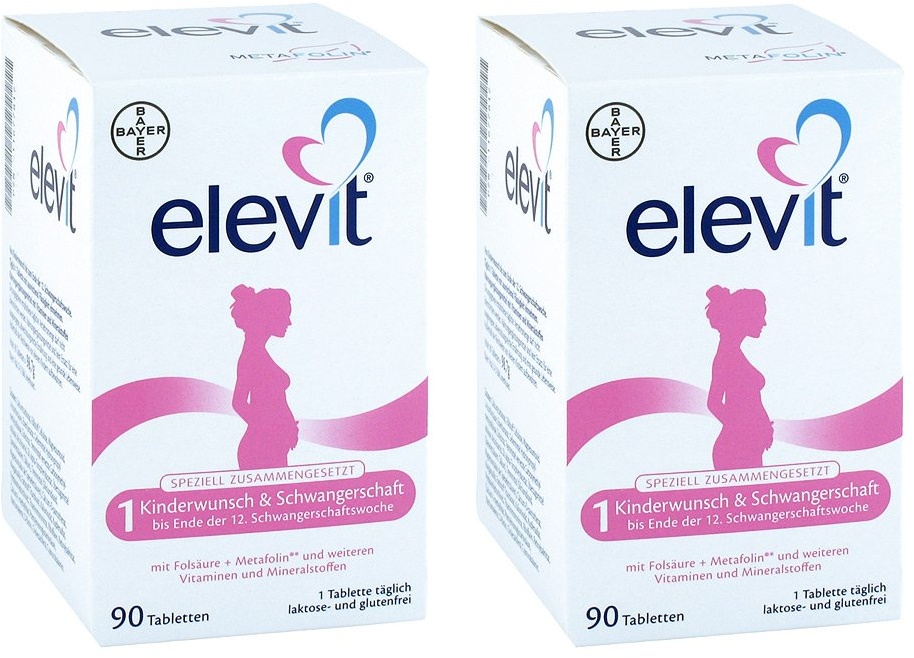 Elevit 1 Kinderwunsch Schwangerschaft Tabletten
