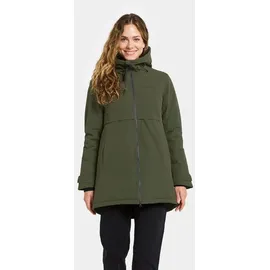 Didriksons Helle 6 - Damen Parka Größe:38, Farbe:deep green