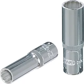 KS Tools 1/4" CHROMEplus 12-kant-Stecknuss, lang 10 mm