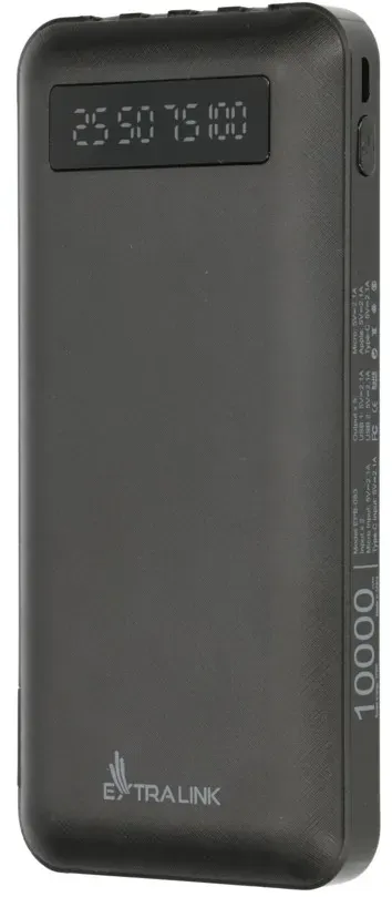 Extralink Powerbank EPB-083 10000mAh Schwarz Power bank, USB-C, 10000 mAh, Lithi