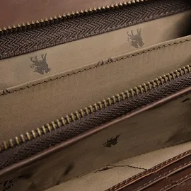 Mano Don Leon Geldbörse Damen Portemonnaie braun