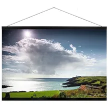 PANORAHMA BILDERRAHMEN Bilderrahmen Posterleiste Eiche modern schwarz 59,4 cm 1 St.