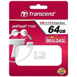 Transcend JetFlash 710 64 GB silber USB 3.1