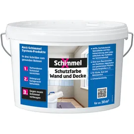 Schimmel X SchimmelX Schutzfarbe Wand und Decke weiß 5 l