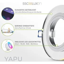 SSC-LUXon YAPU 1er rund silber