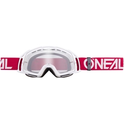 O ́Neal B-20 Flat Goggle, wit-rood, Eén maat