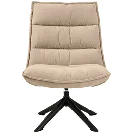 VCM ebuy24 Blizzard Sessel Lounge-Sessel Chenille beige.