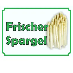 HB-Druck Verkaufsschild Schild Spargel A1 (594x841mm)