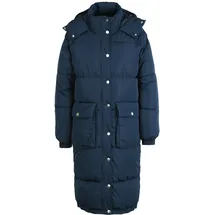 Oxmo Kurzmantel OXMO "Kurzmantel OXAlba", Damen, Gr. L, blau (marineblaus), Obermaterial: 100% Polyester PES., Mäntel Kurzmantel
